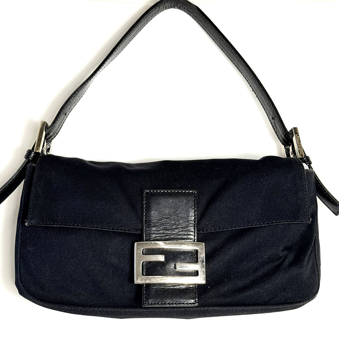 FENDI VINTAGE NEOPRENE BAGUETTE SHOULDER BAG