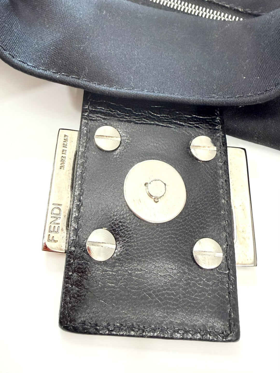 FENDI VINTAGE NEOPRENE BAGUETTE SHOULDER BAG
