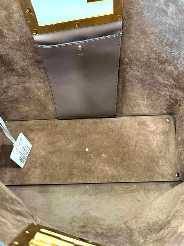 FENDI VITELLO KING LARGE WAY TOTE BAG