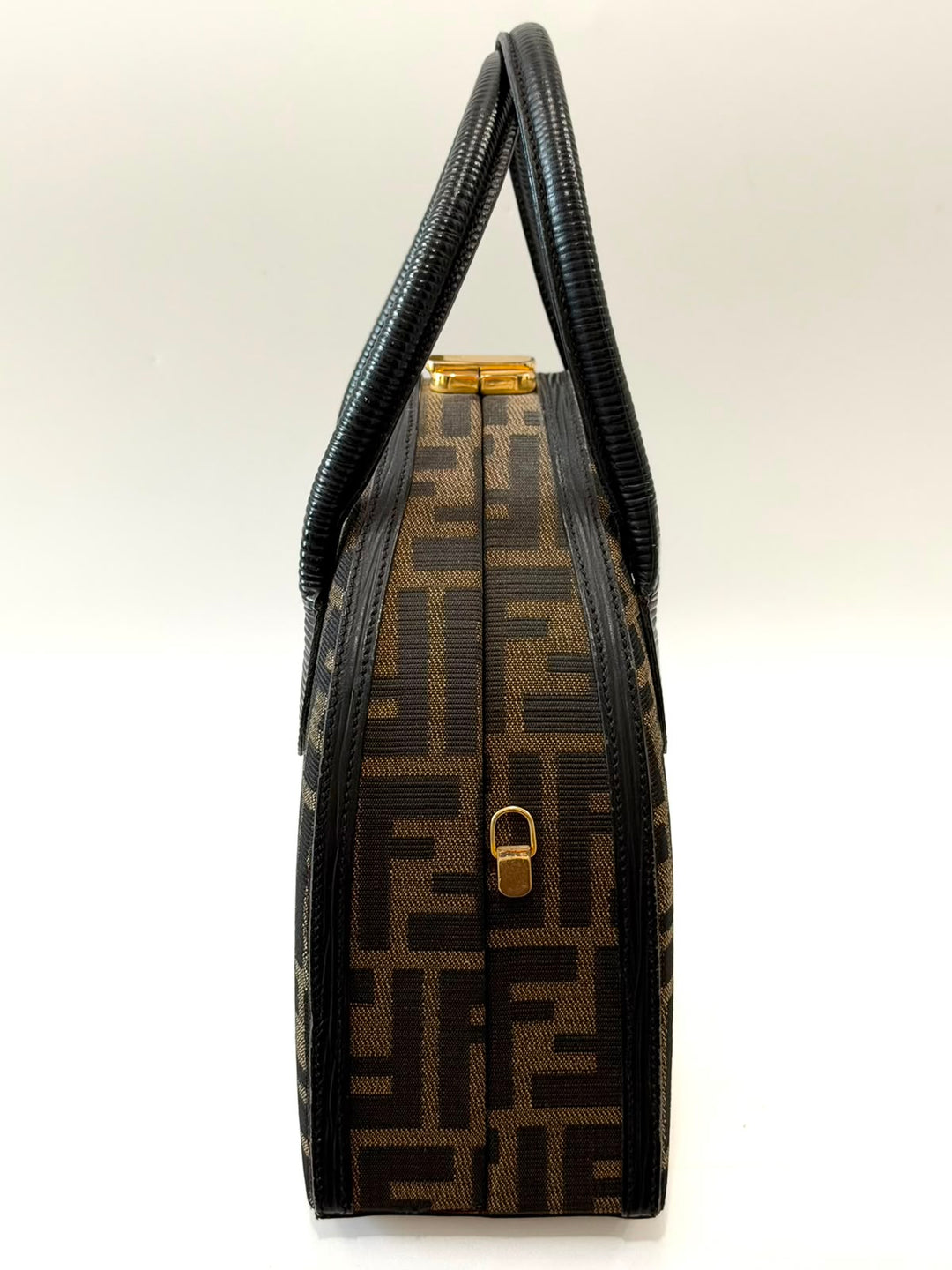 FENDI ZUCCA CANVAS HANDBAG