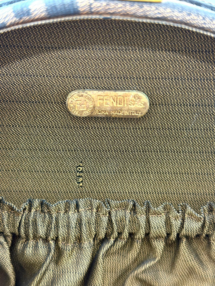 FENDI ZUCCA CANVAS HANDBAG