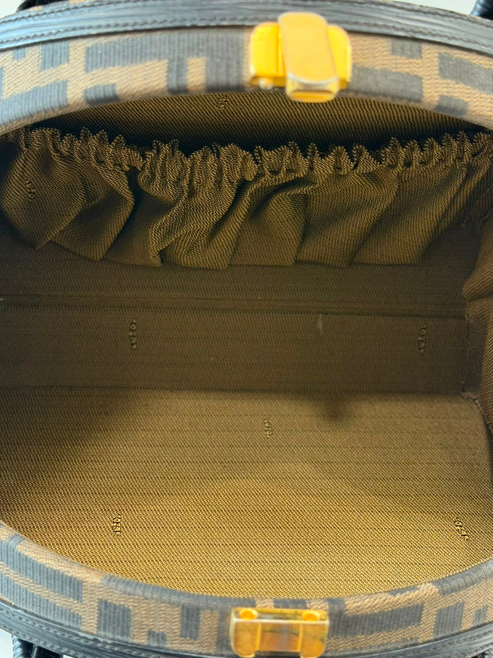 FENDI ZUCCA CANVAS HANDBAG