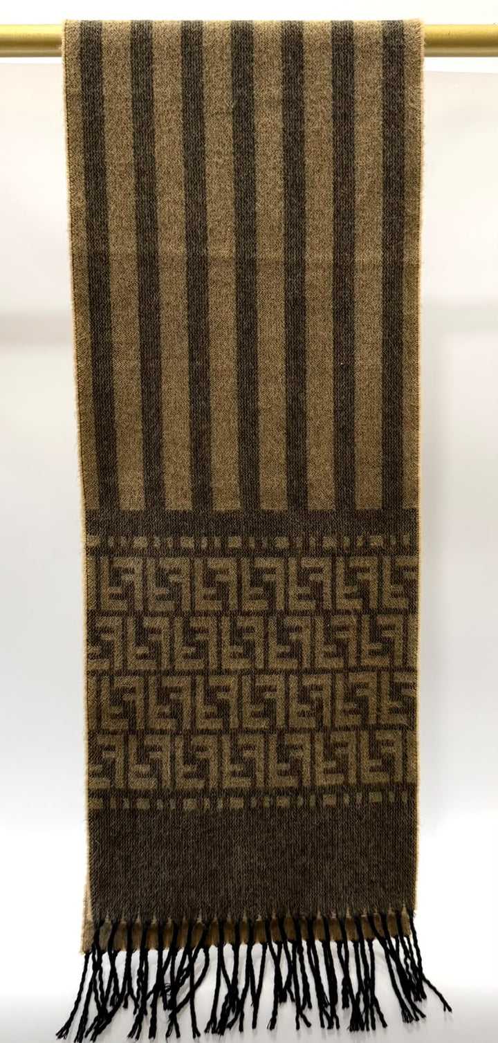 FENDI ZUCCA WOOL SCARF