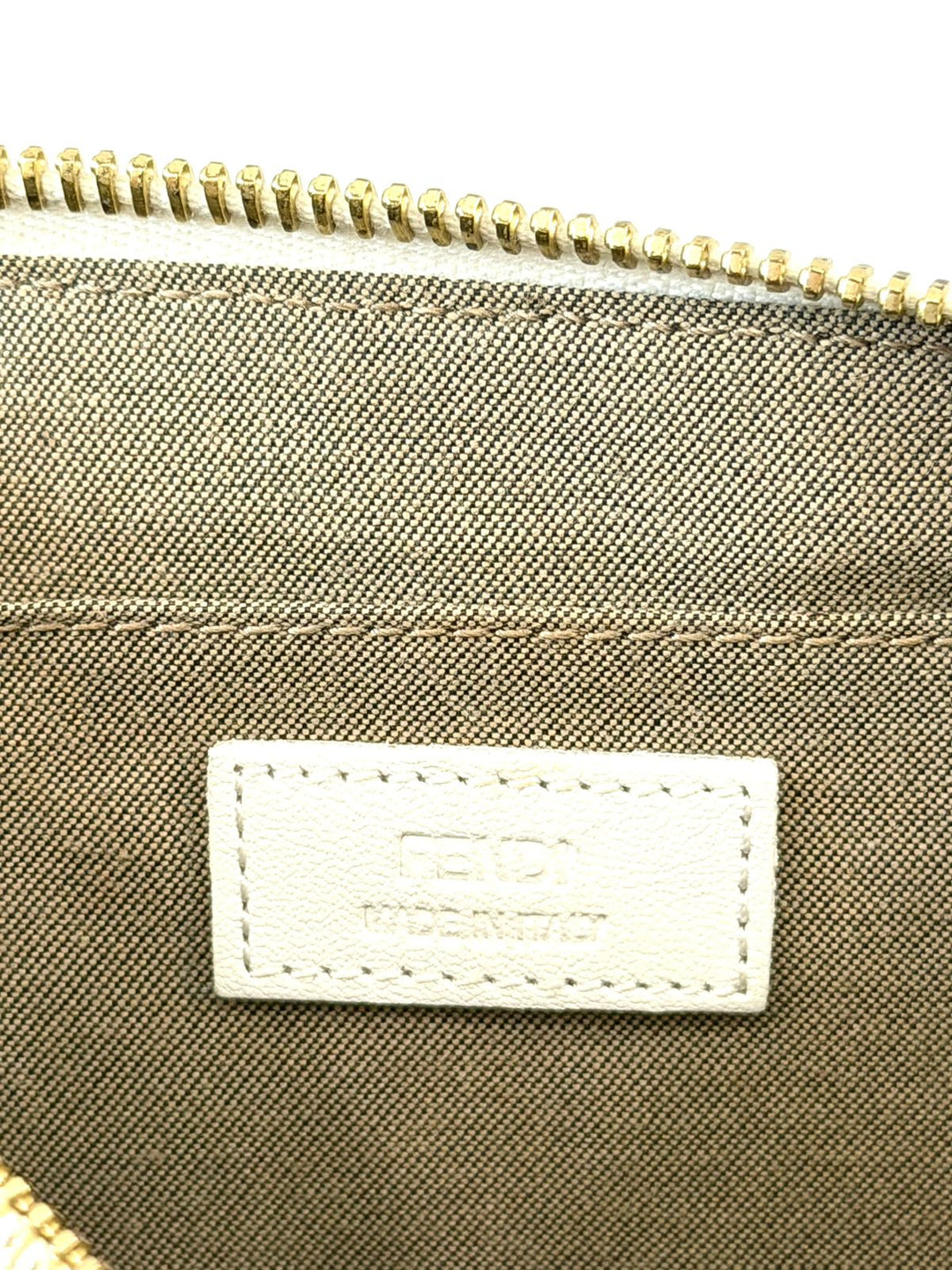 FENDI ZUCCHINO SPALMATI FF MULTICOLOR CHAIN POCHETTE BAG