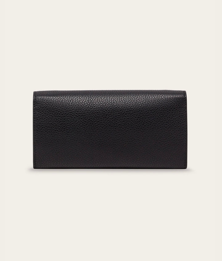 FERRAGAMO CALFSKIN LEATHER GANCINI WALLET ON A CHAIN
