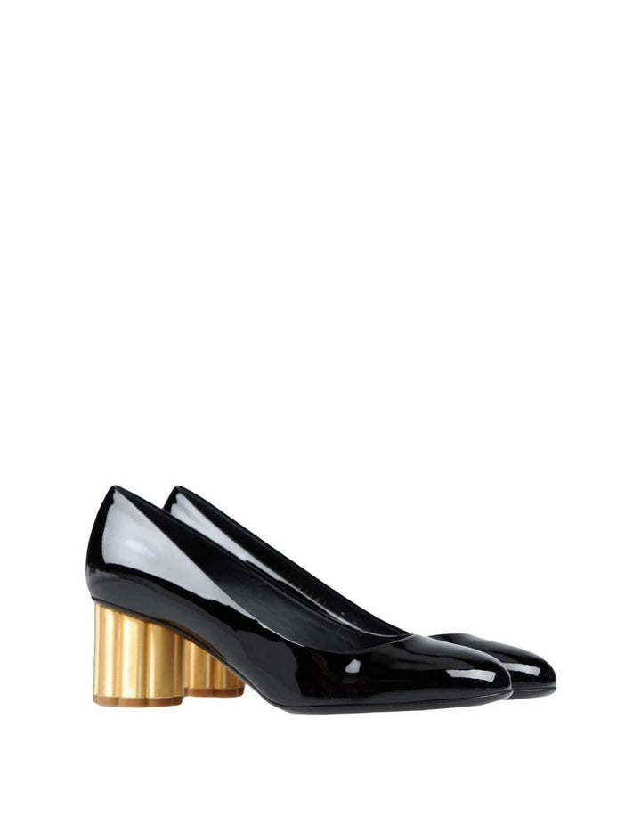 FERRAGAMO LUCCA 55 PATENT LEATHER PUMPS