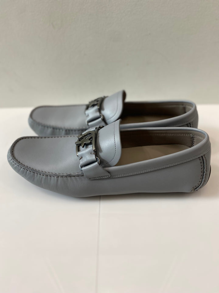 SALVATORE FERRAGAMO SF BUCKLE ROUND TOE LOAFERS