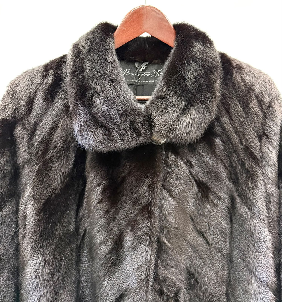 FLEMINGTON FUR BLACK SWING COAT