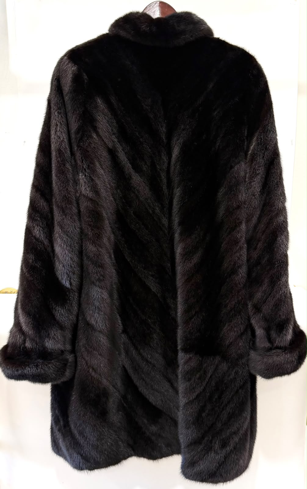 FLEMINGTON FUR BLACK SWING COAT