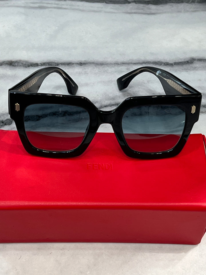 FENDI FF0457GS 51MM SQUARE GRADIENT SUNGLASSES