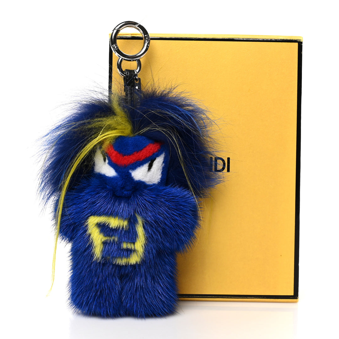 FENDI MINK BUG-KUN FENDIRUMI MONSTER BAG CHARM – Caroline's
