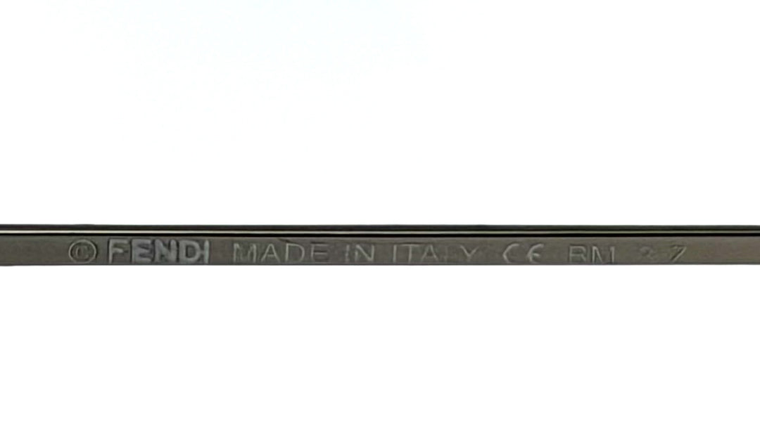 FENDI S FM 0221/S CROSSBAR ROUND AVIATOR SUNGLASSES