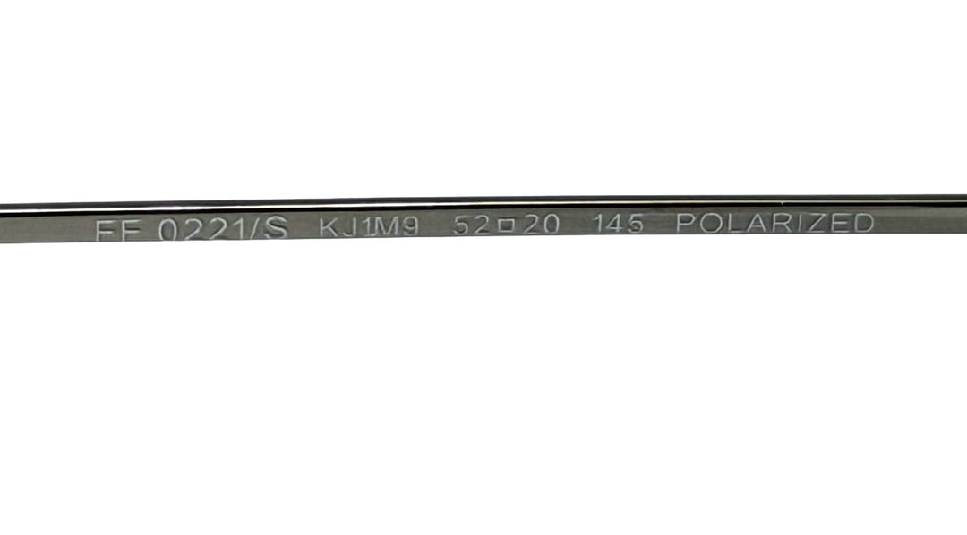 FENDI S FM 0221/S CROSSBAR ROUND AVIATOR SUNGLASSES