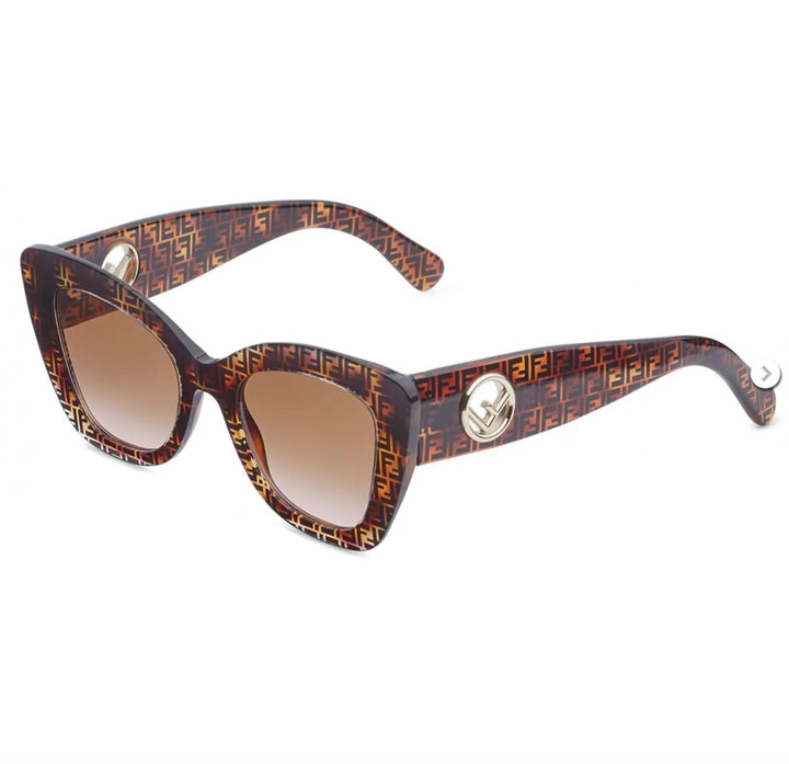 FENDI FF 0359G/S CAT-EYE SUNGLASSES IN HAVANA
