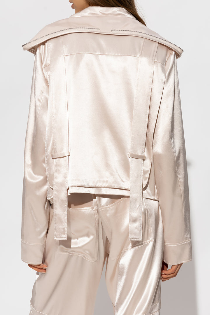 FENDI FF BUCKLE ZIPPED OVERSIZED JACKET – Caroline's Fashion