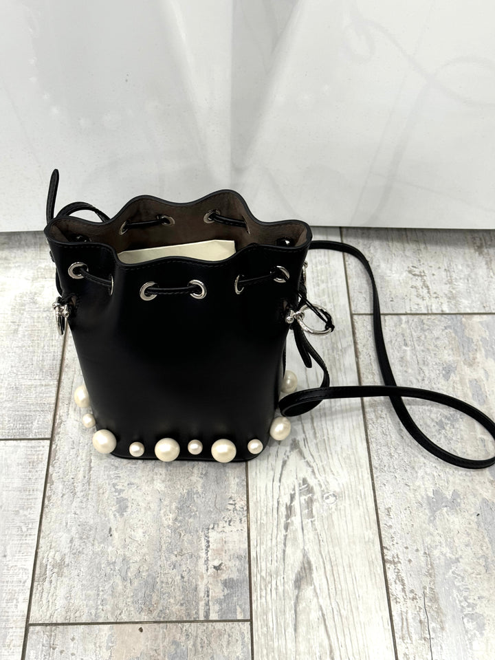 FENDI LIBERTY PEARL CALFSKIN MINI MON TRÉSOR BUCKET BAG