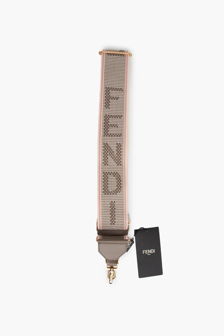 FENDI LOGO WEB GUITAR STRAP