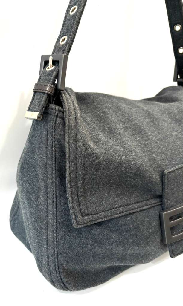 FENDI SWEATSHIRT MAMMA RE-EDITION BAGUETTE BAG
