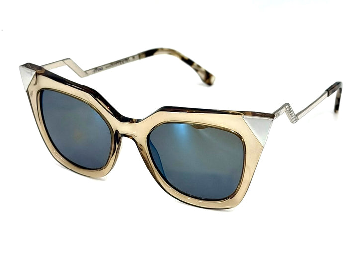 FENDI TORTOISESHELL IRIDIA CAT-EYE SUNGLASSES