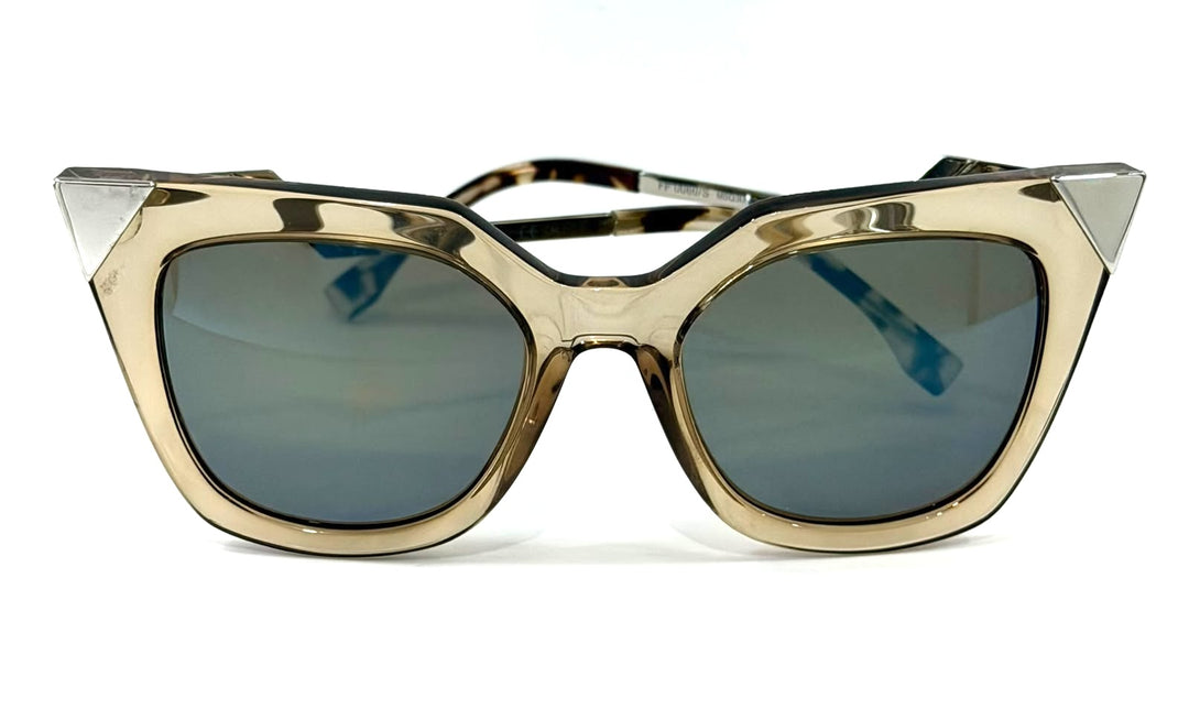 FENDI TORTOISESHELL IRIDIA CAT-EYE SUNGLASSES
