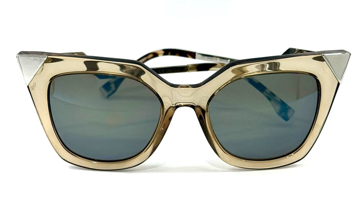 FENDI TORTOISESHELL IRIDIA CAT-EYE SUNGLASSES