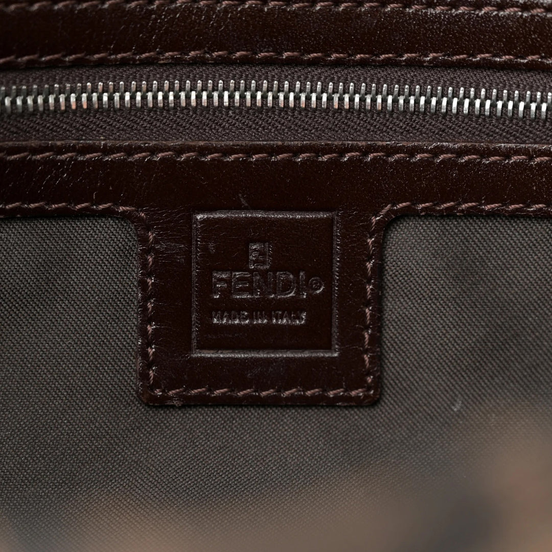 FENDI FF ZUCCA BAGUETTE SHOULDER BAG