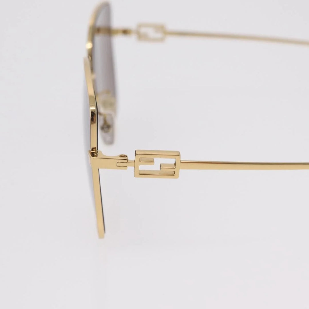 FENDI METAL FF BAGUETTE SQUARE SUNGLASSES
