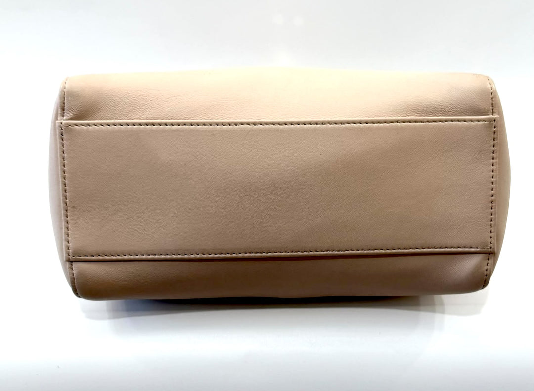 FENDI PEEKABOO® MINI DOVE CALFSKIN LEATHER SHOULDER BAG