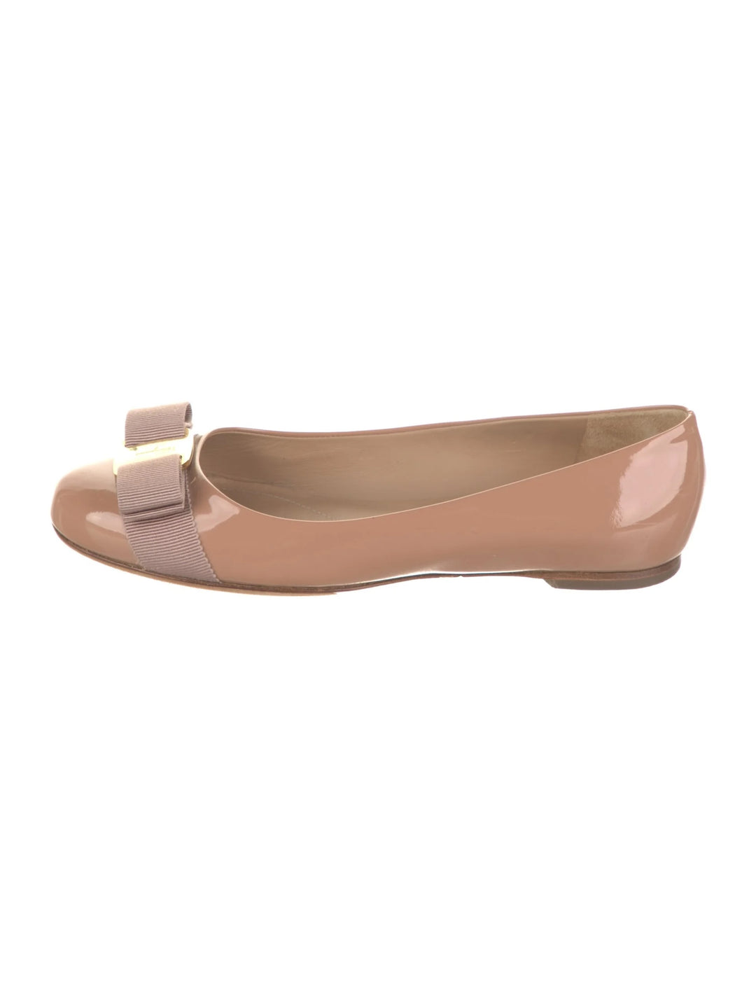 FERRAGAMO VARA BOW ACCENT BALLET FLATS