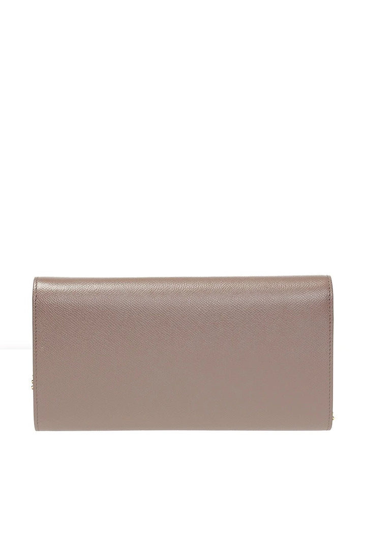 SALVATORE FERRAGAMO MINI GANCINI LEATHER CHAIN BAG