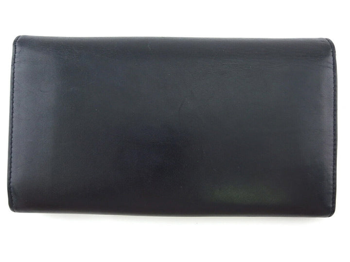 FERRAGAMO VARA CALFSKIN LEATHER LONG WALLET