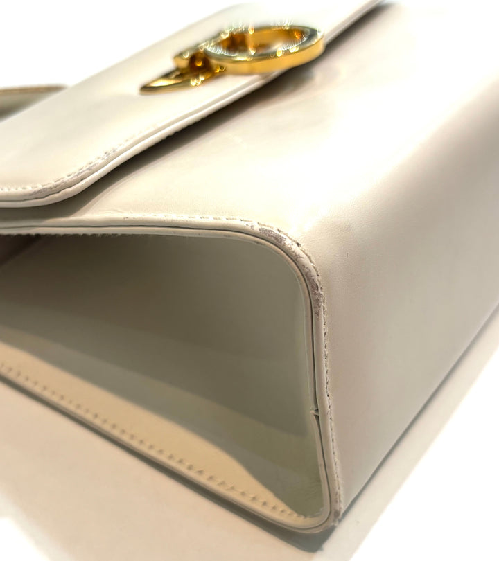 FERRAGAMO GANCINI CALFSKIN LEATHER CROSSBODY BAG