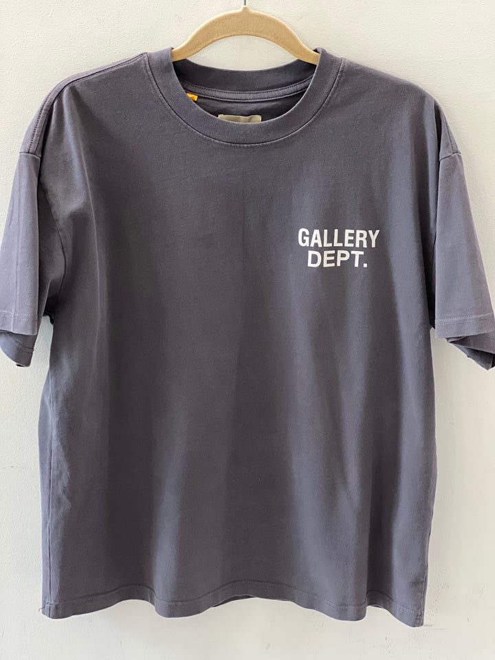 GALLERY DEPT. DISTRESSED LOGO TEE-SHIRT