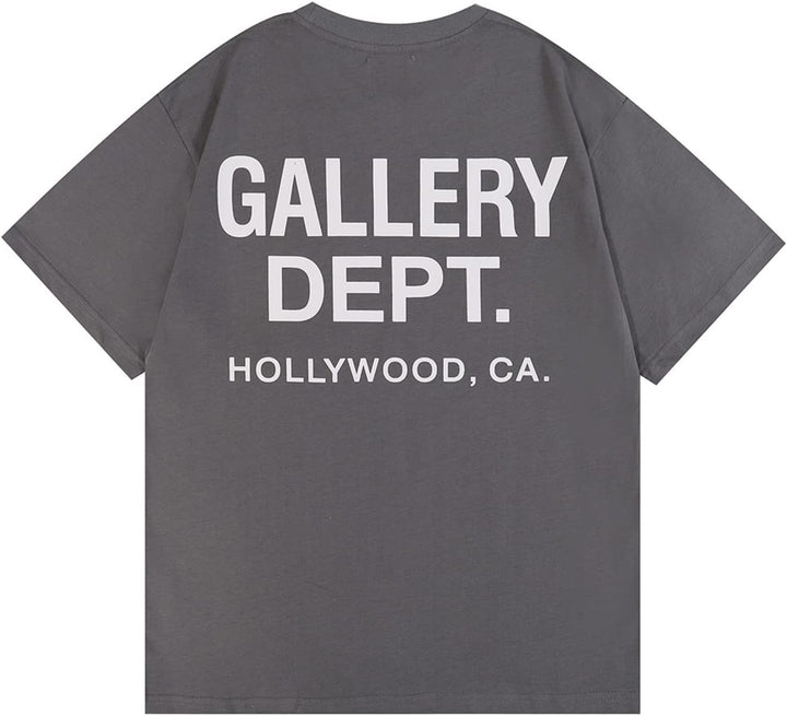 GALLERY DEPT. DISTRESSED LOGO TEE-SHIRT