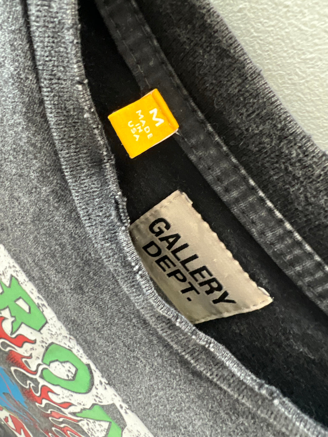 GALLERY DEPT. CORONAVIRUS FADED DISTRESSED TEE-SHIRT