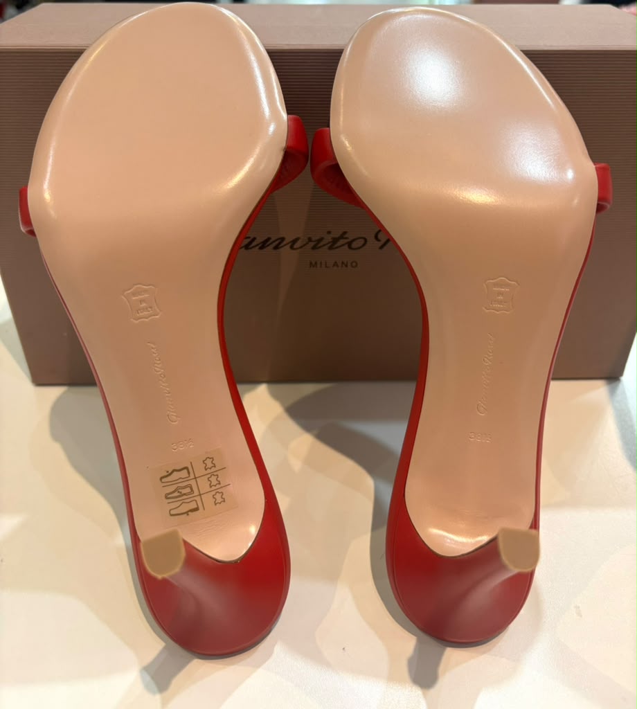 GIANVITO ROSSI BIJOUX LEATHER MULES