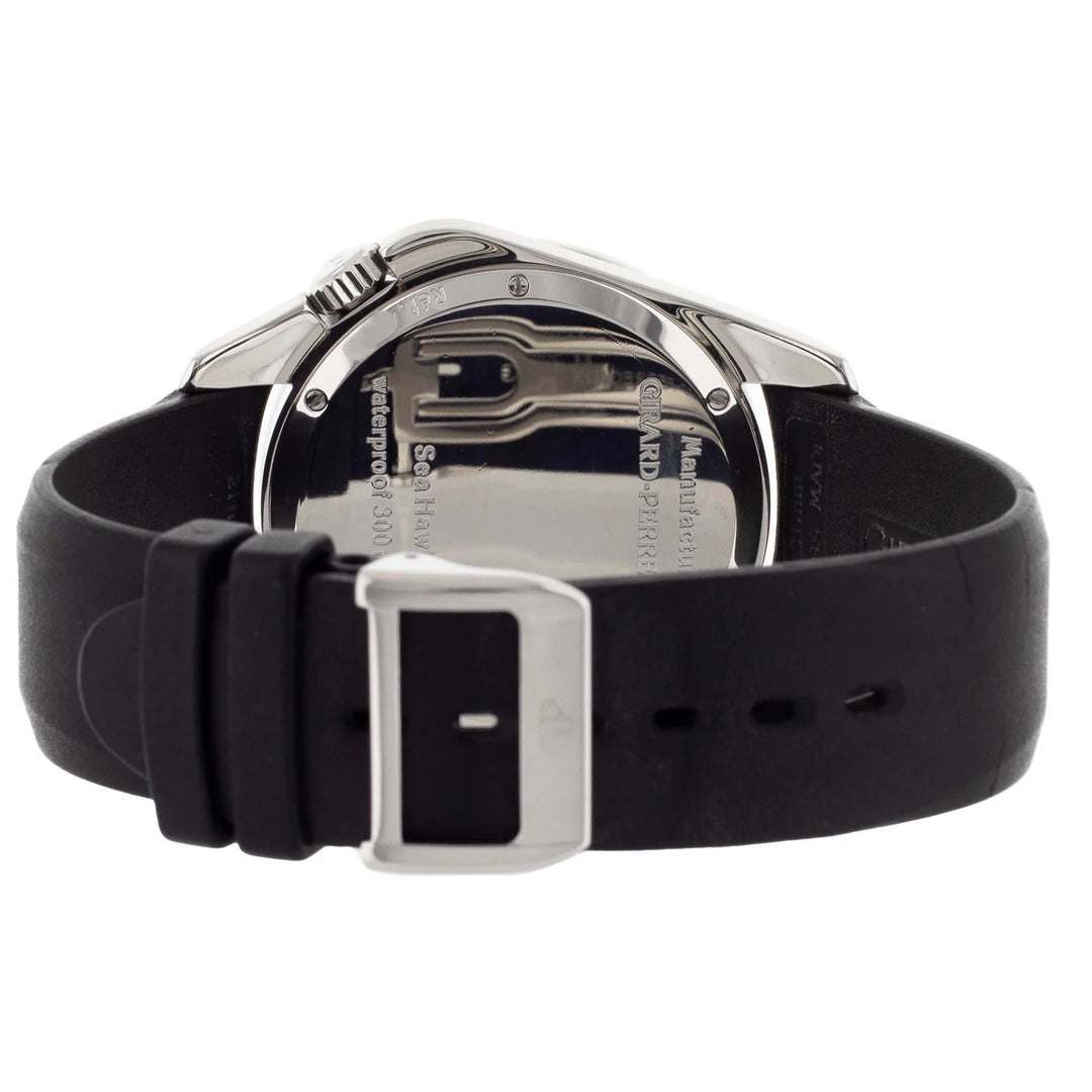 GIRARD PERREGAUX SEA HAWK II WHITE DIAL STAINLESS STEEL WATCH