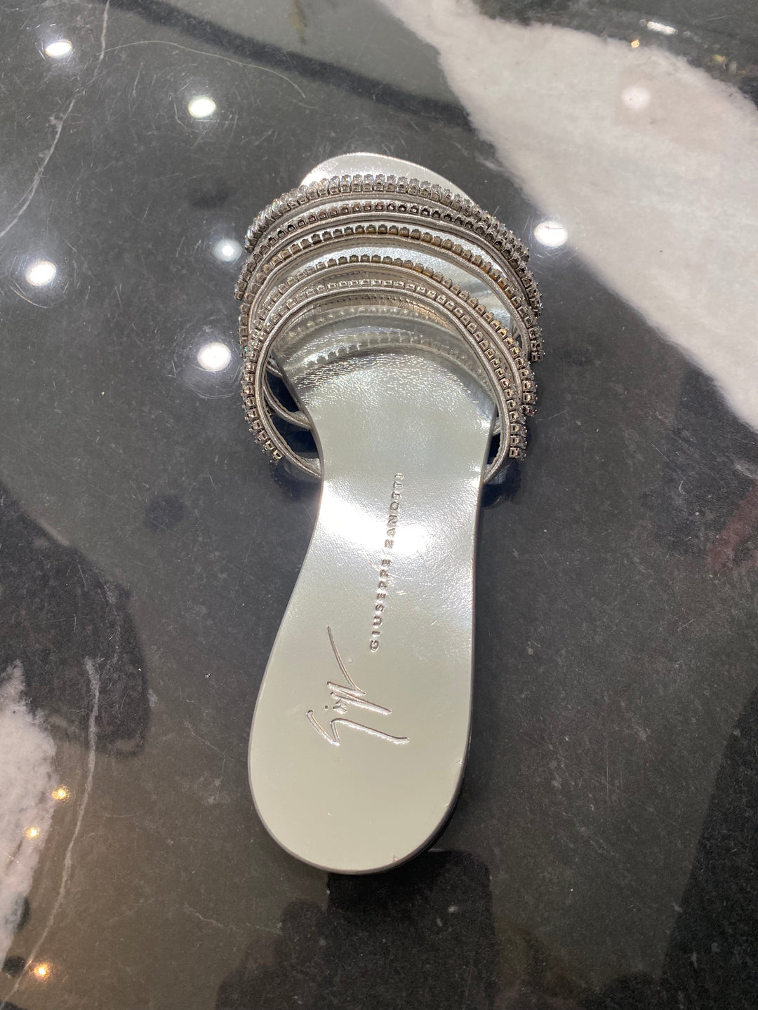 GIUSEPPE ZANOTTI MICHELA JEWEL CRYSTAL EMBELLISHED SANDALS