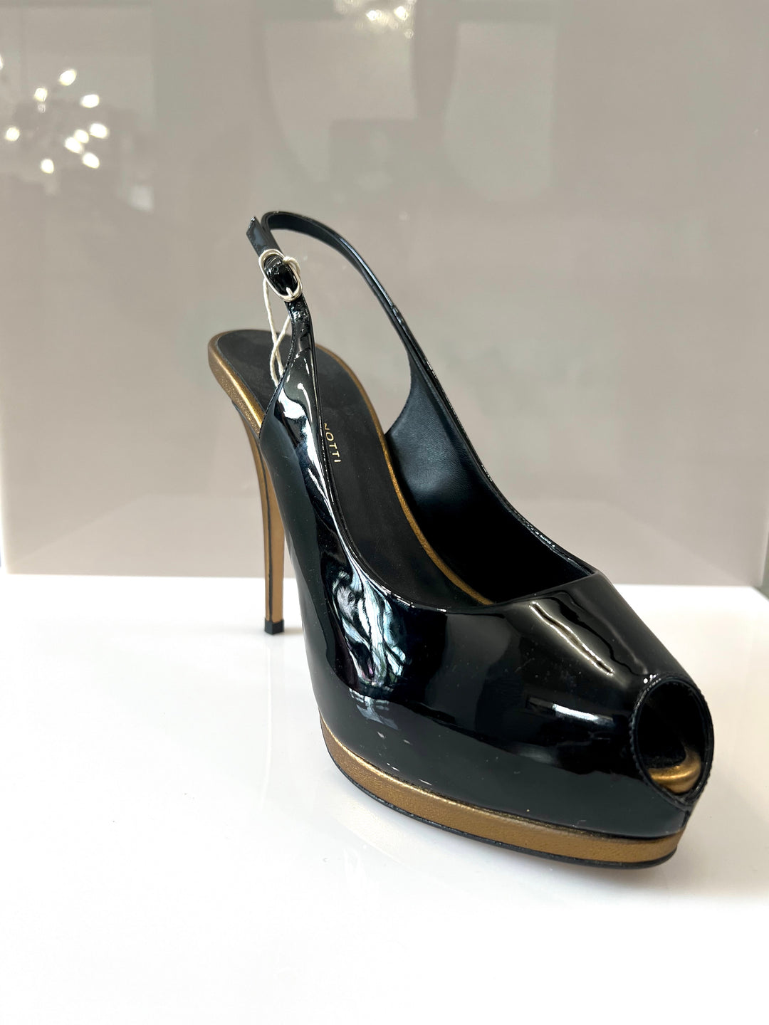GIUSEPPE ZANOTTI SHARON PLATFORM SLINGBACK PUMPS
