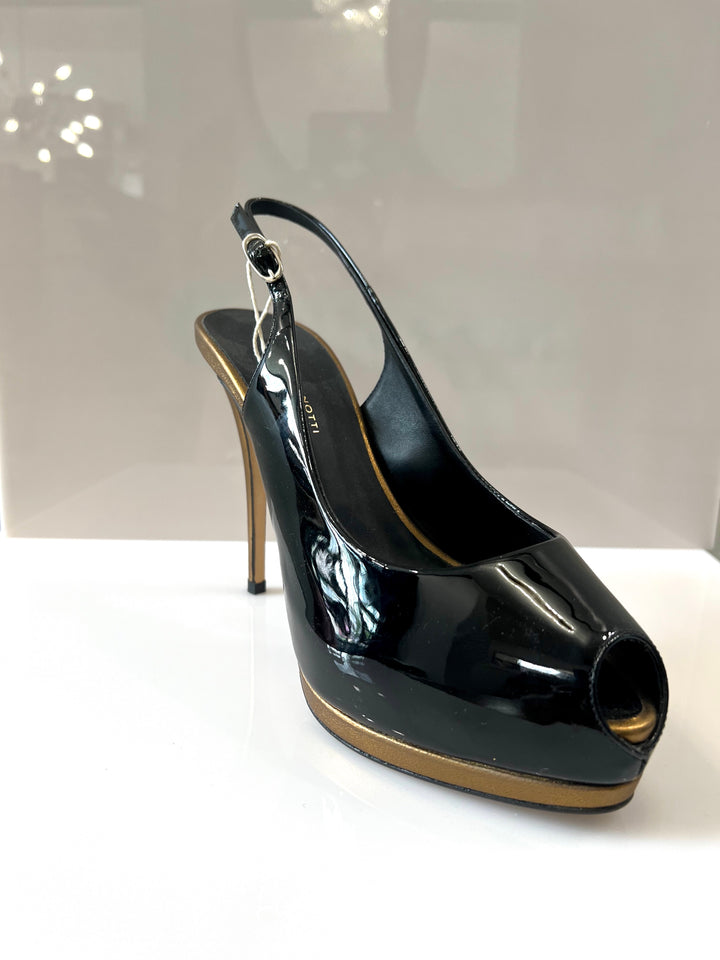 GIUSEPPE ZANOTTI SHARON PLATFORM SLINGBACK PUMPS