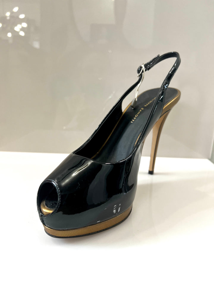 GIUSEPPE ZANOTTI SHARON PLATFORM SLINGBACK PUMPS
