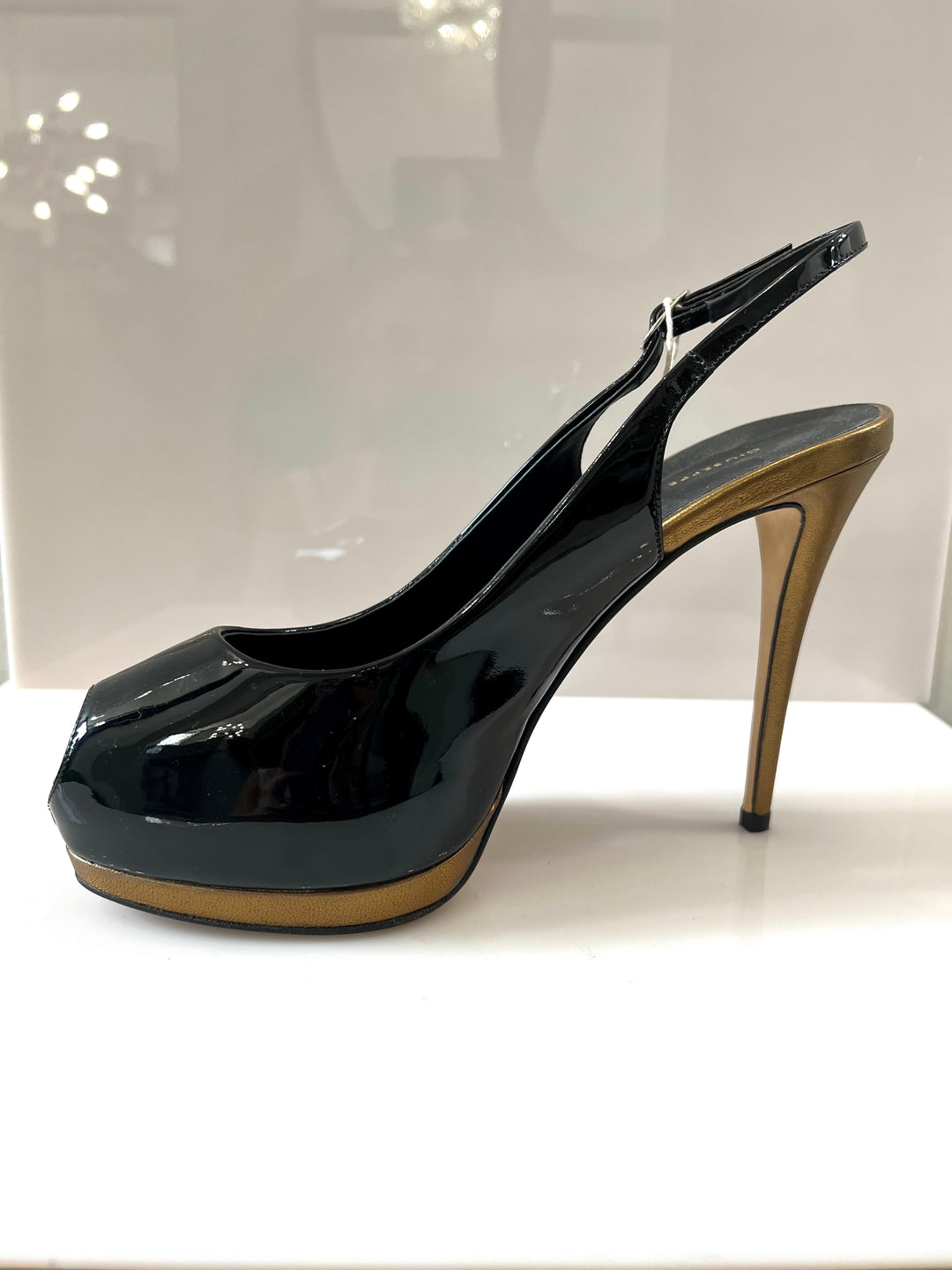 GIUSEPPE ZANOTTI SHARON PLATFORM SLINGBACK PUMPS