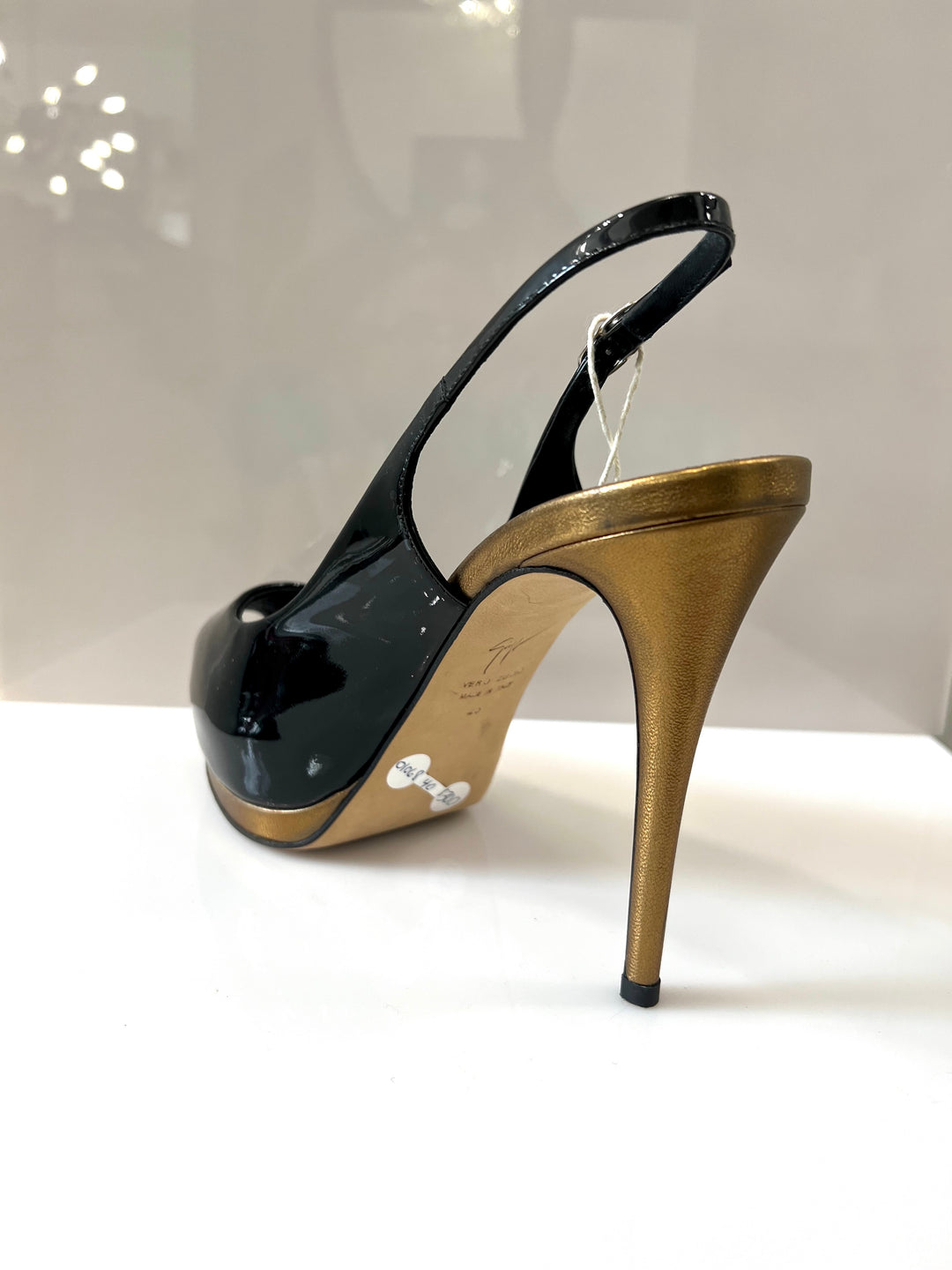 GIUSEPPE ZANOTTI SHARON PLATFORM SLINGBACK PUMPS