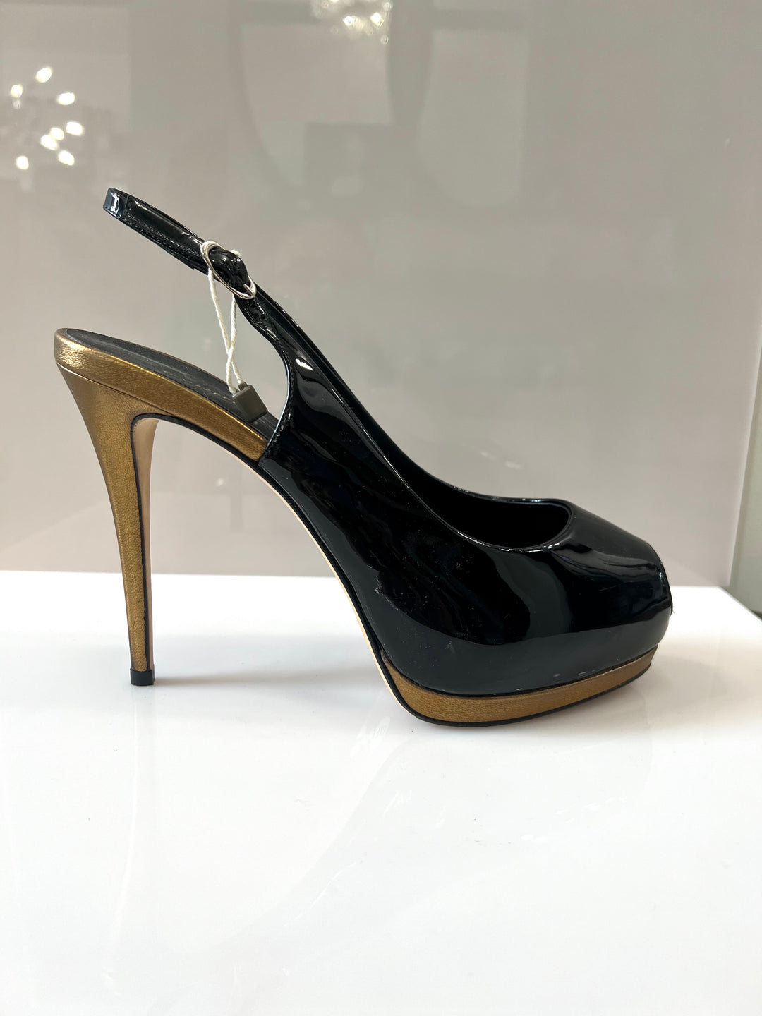 GIUSEPPE ZANOTTI SHARON PLATFORM SLINGBACK PUMPS