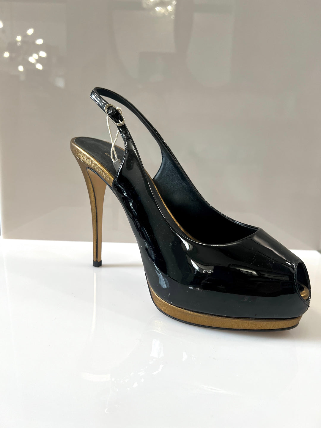 GIUSEPPE ZANOTTI SHARON PLATFORM SLINGBACK PUMPS