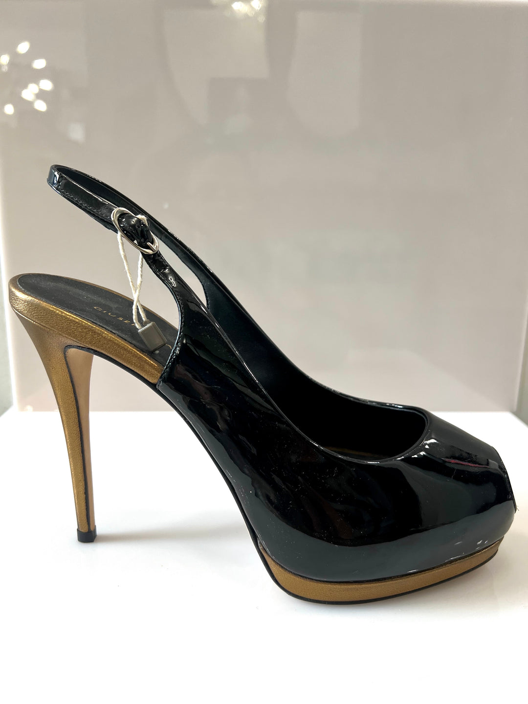 GIUSEPPE ZANOTTI SHARON PLATFORM SLINGBACK PUMPS