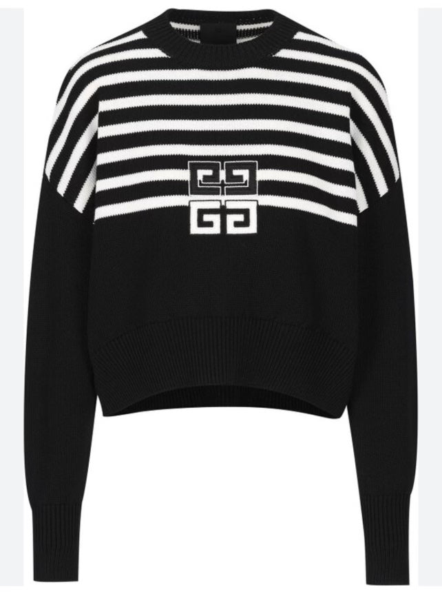 GIVENCHY 4G CROPPED SWEATER