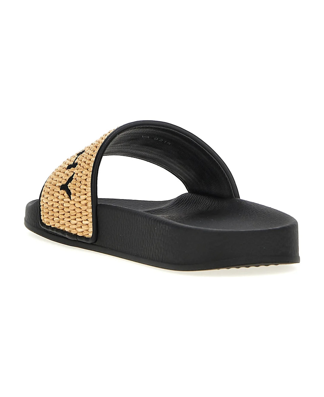 GIVENCHY 4G LOGO RAFFIA FLAT SANDAL MULES