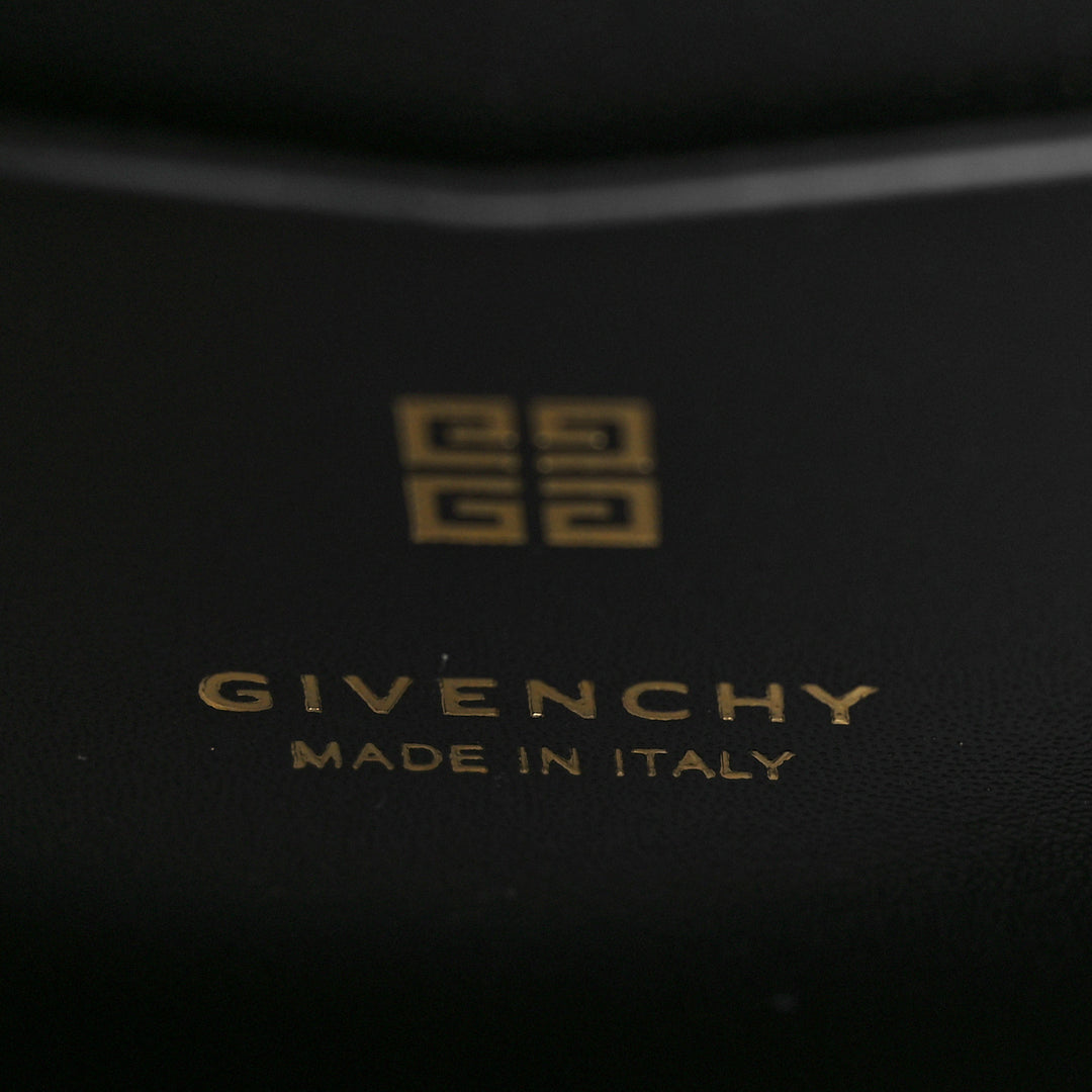 GIVENCHY BOX CALFSKIN SMALL 4G CUBE CHAIN CROSSBODY BAG