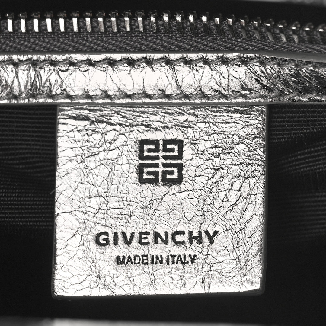 GIVENVHY CRYSTAL EMBELLISHED MINI LOCK ANTIGONA SHOULDER BAG